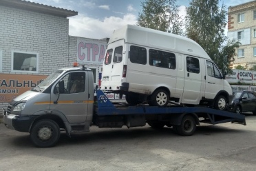 Перевозка автобуса ГАЗель