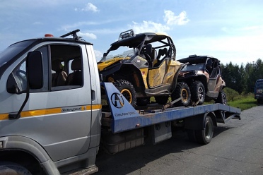 Перевозим багги после гонок